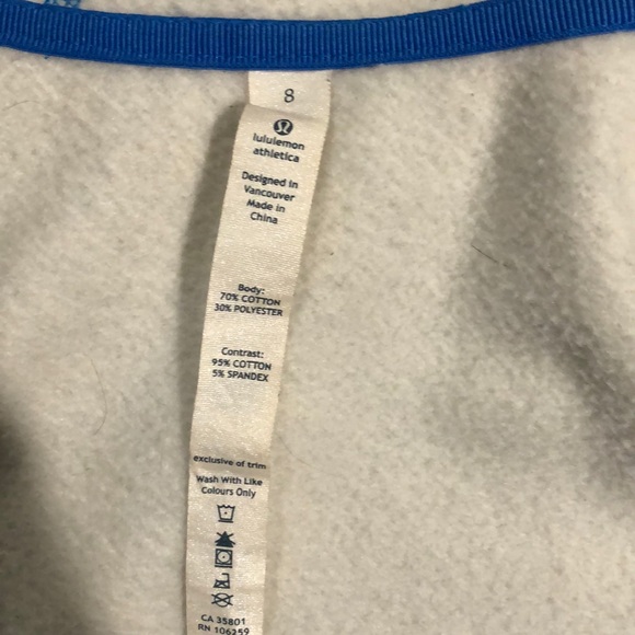 Lululemon sweater size 8 - Picture 4 of 5
